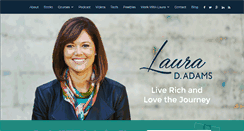 Desktop Screenshot of lauradadams.com