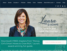 Tablet Screenshot of lauradadams.com